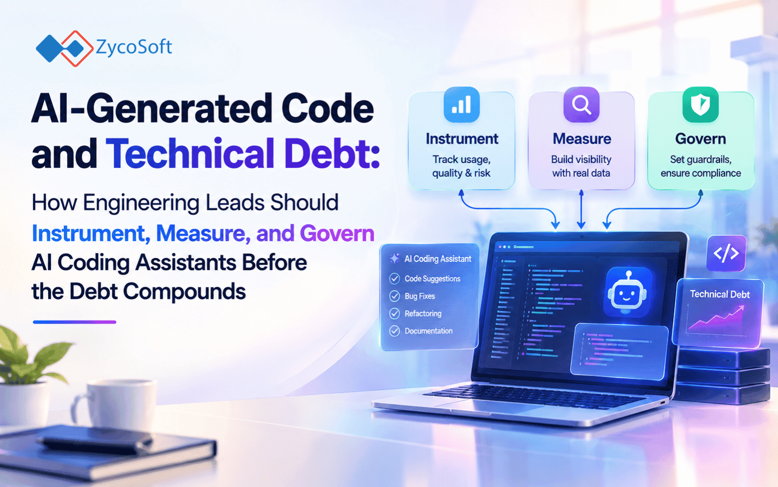 AI-Generated Code and Technical Debt: How Engineering Leads Should Instrument, Measure, and Govern AI Coding Assistants Before the Debt Compounds
