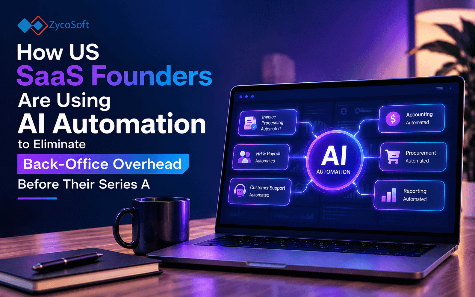 How US SaaS Founders Are Using AI Automation to Eliminate Back-Office Overhead Before Their Series A