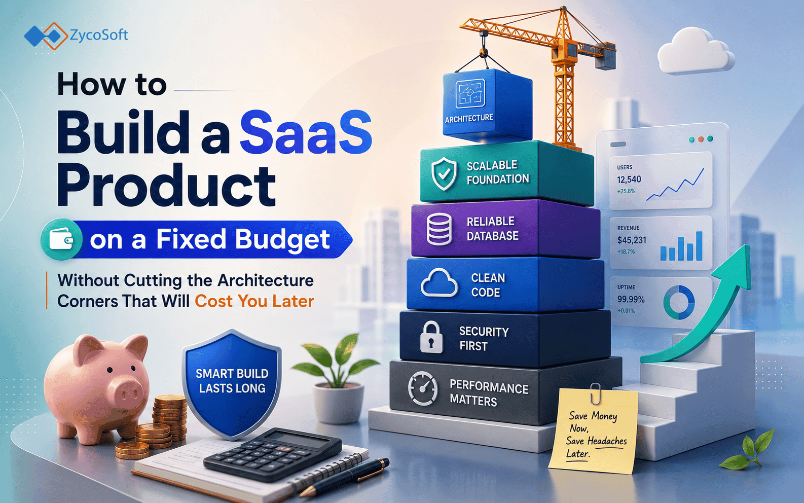 How to Build a SaaS Product on a Fixed Budget Without Cutting the Architecture Corners That Will Cost You Later