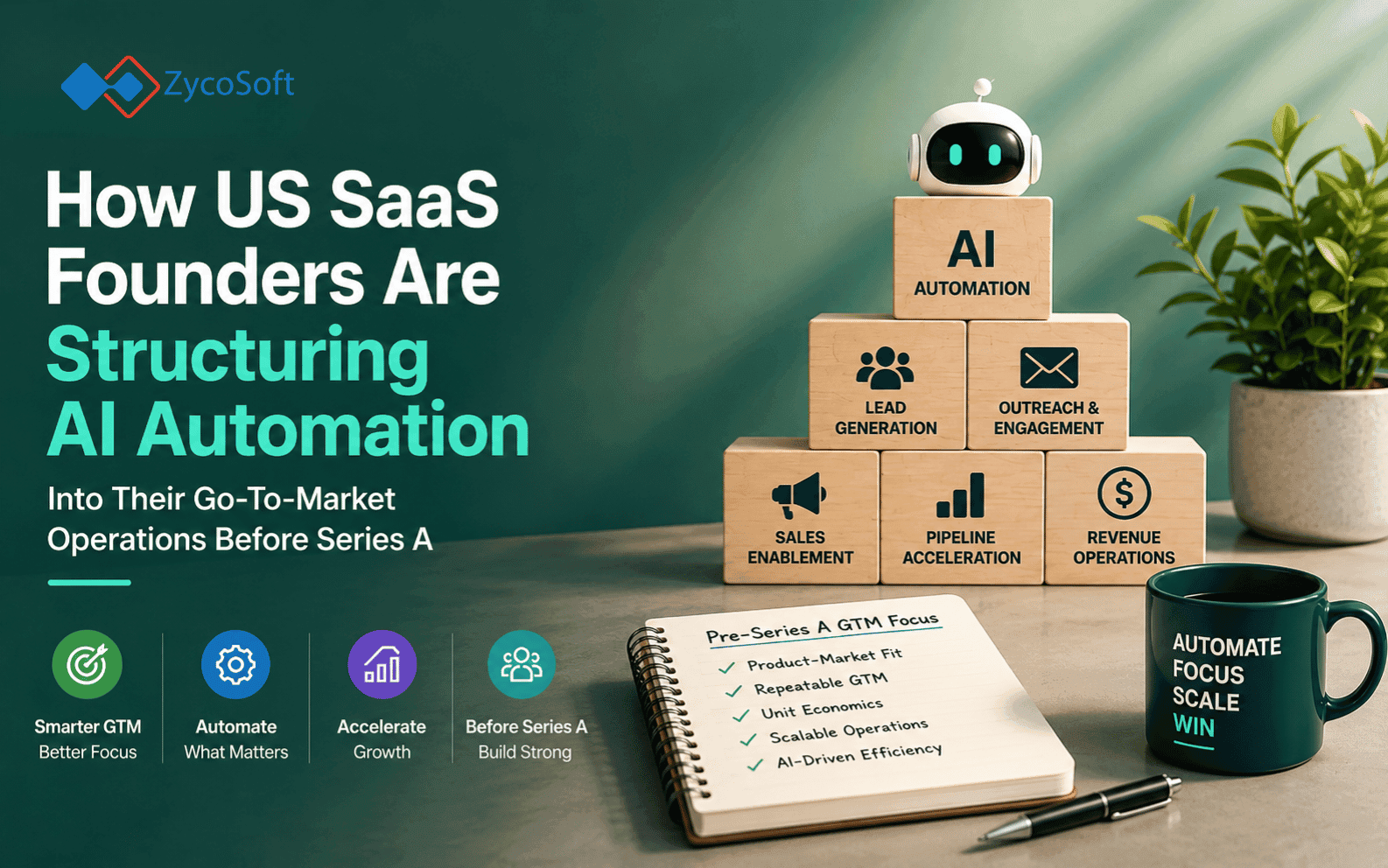 How US SaaS Founders Are Structuring AI Automation Into Their Go-To-Market Operations Before Series A