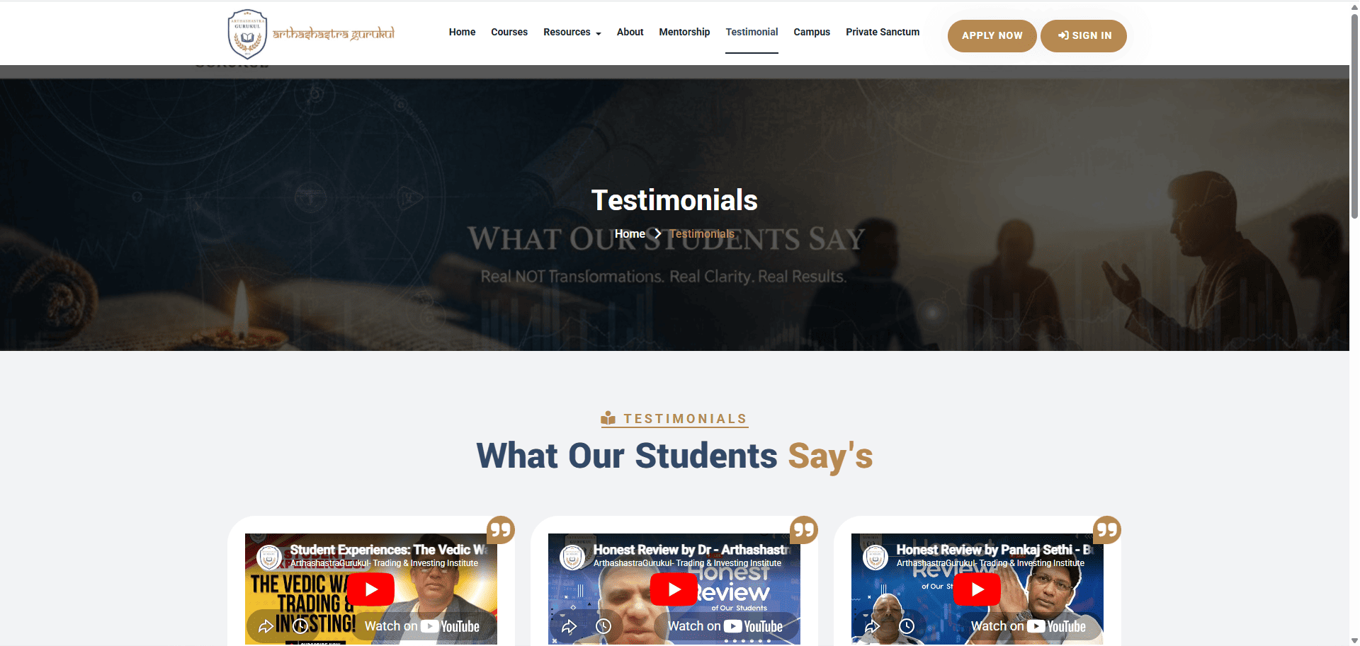 How We Built a Scalable Laravel Education Platform with Stripe Payments and Role Based Access Control for Arthashastra Gurukul screenshot
