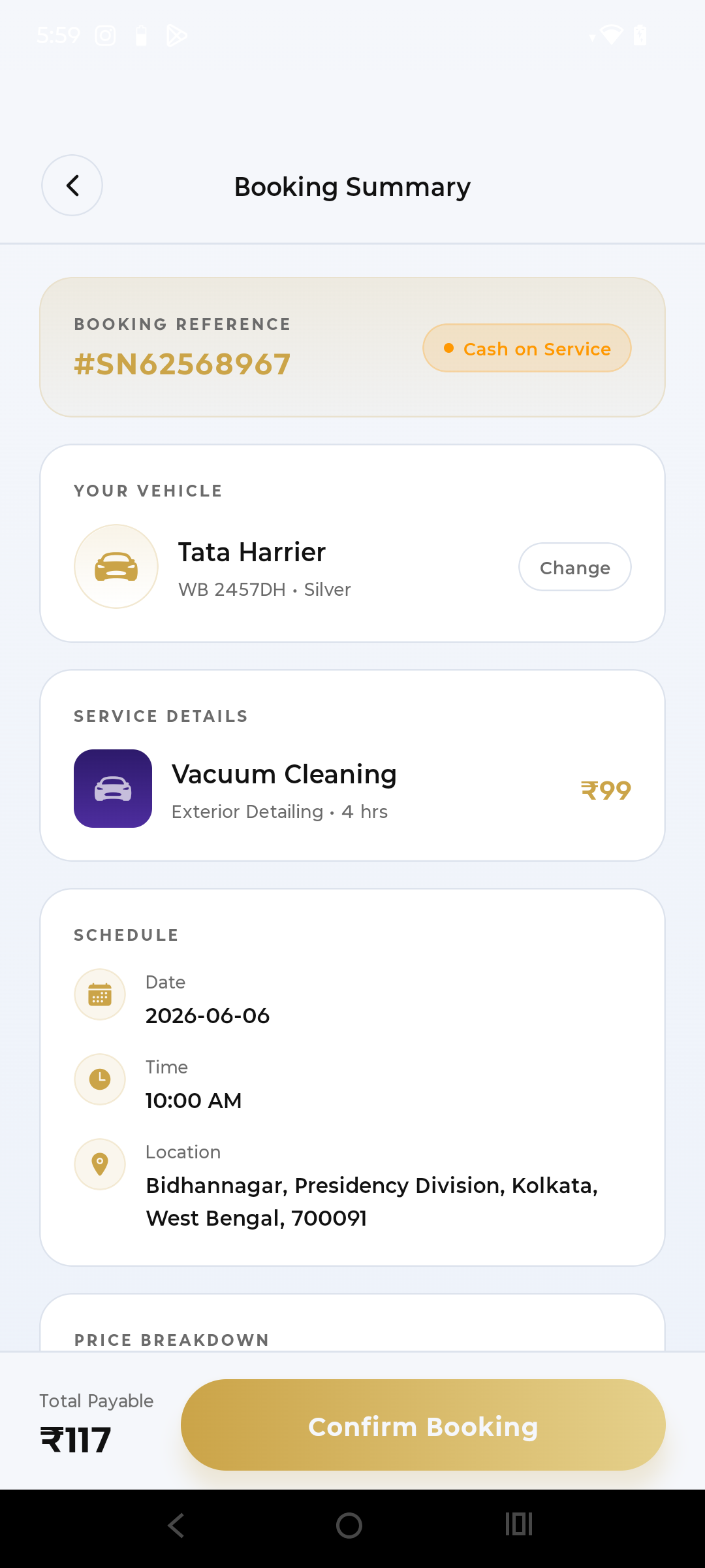 Operations automation platform for Pratsen doorstep car care screenshot